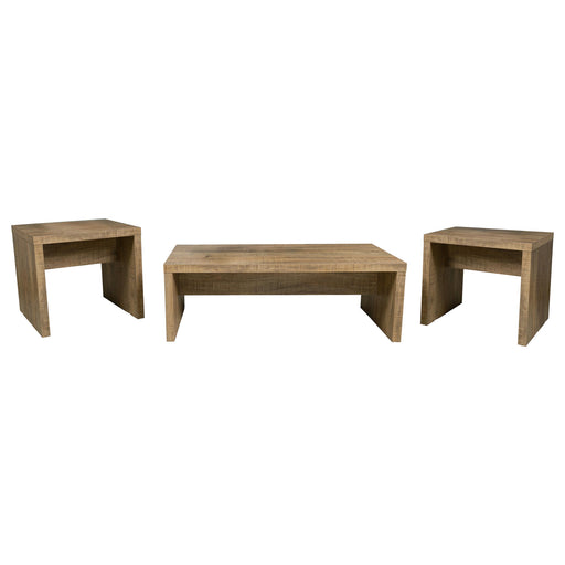 Lynette 3-piece Rectangular Coffee and End Table Set Mango - alternate view