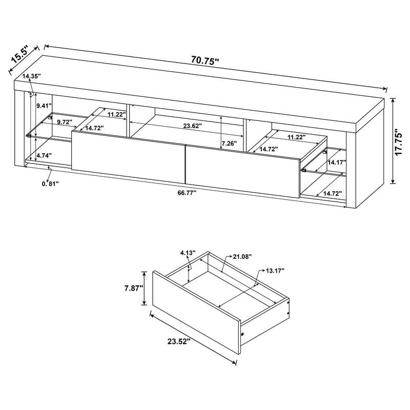 Jude 3-piece 71-inch TV Entertainment Center