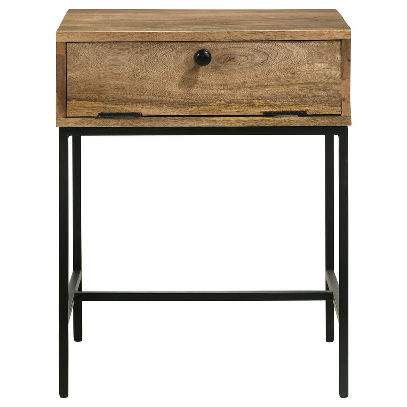 Stephie Rectangular Side End Table with Storage