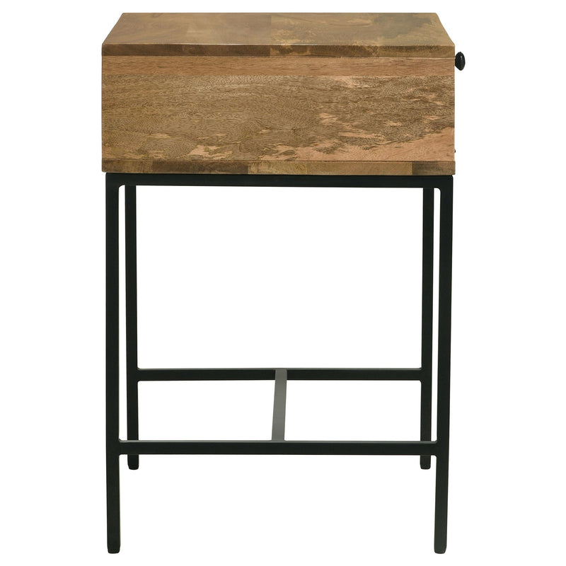 Stephie Rectangular Side End Table with Storage