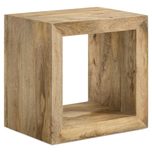 Benton Rectangular Solid Wood End Table Natural - alternate view