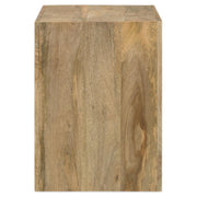 Benton Rectangular Solid Wood End Table Natural - detail 4