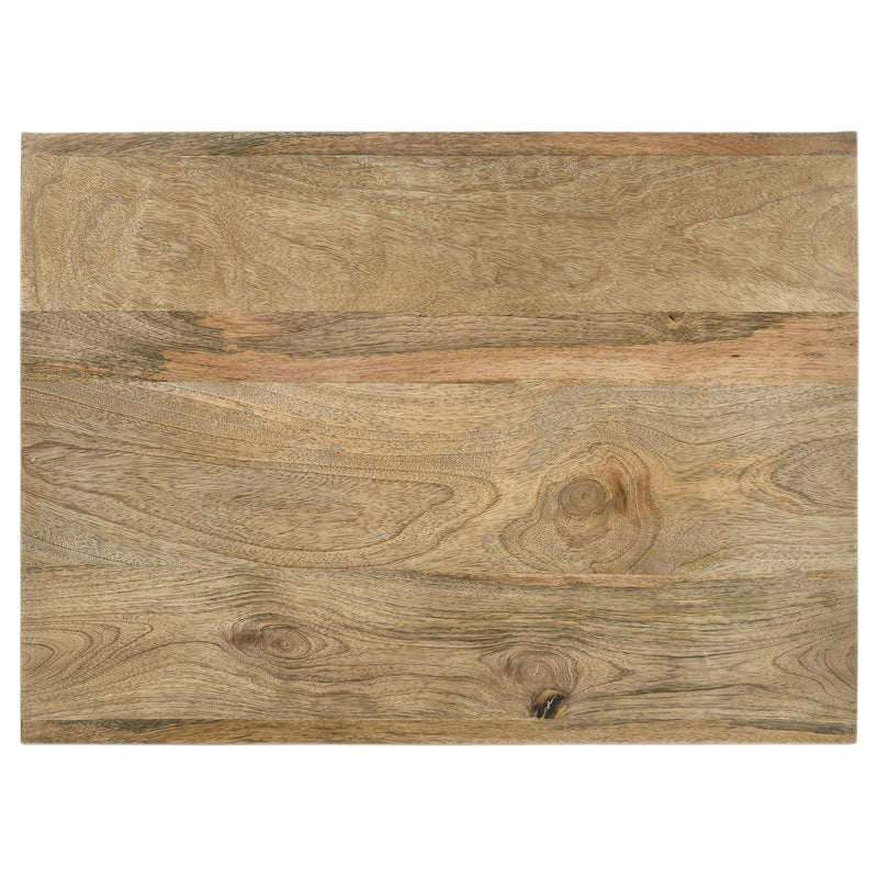 Benton Rectangular Solid Wood End Table Natural - detail 5