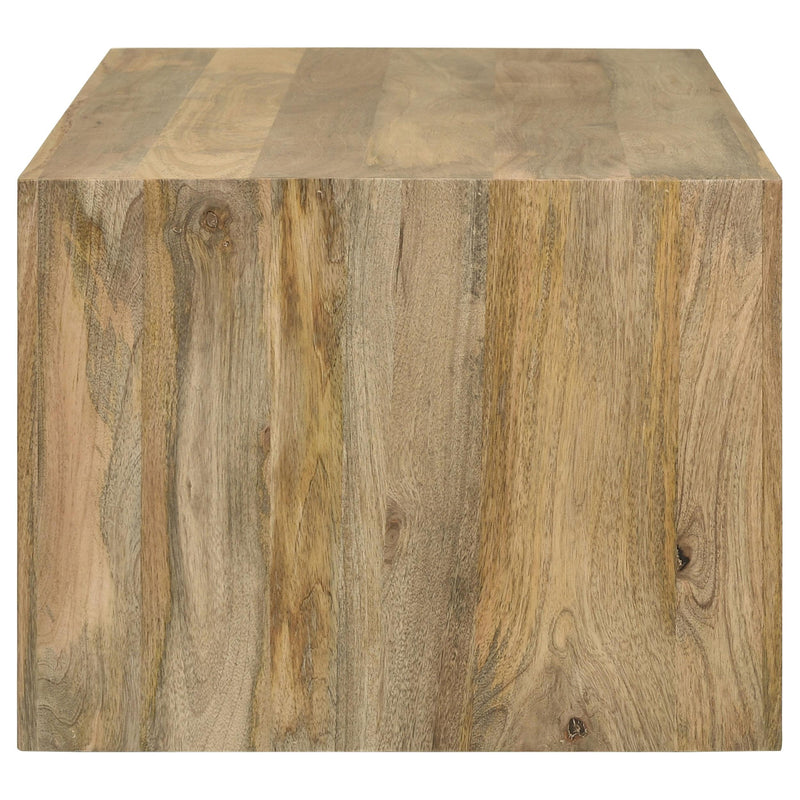 Benton Rectangular Solid Wood Coffee Table Natural - detail 4