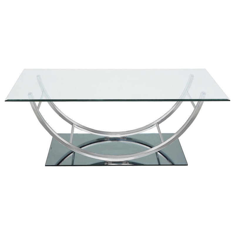 Danville 2-piece Glass Top Coffee and End Table Set