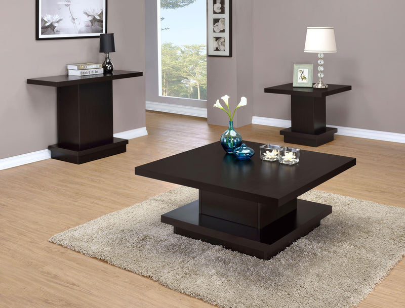 Reston Square Engineered Wood Side End Table
