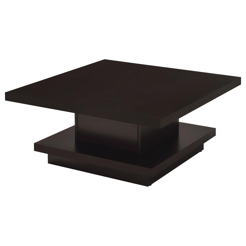 Reston 3-piece Square Coffee and End Table Set Cappuccino - detail 5