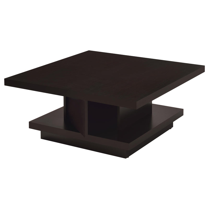 Reston 3-piece Square Coffee and End Table Set Cappuccino - detail 6