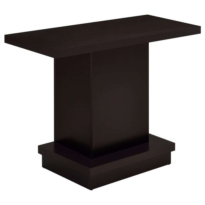 Reston Engineered Wood Pedestal Console Table