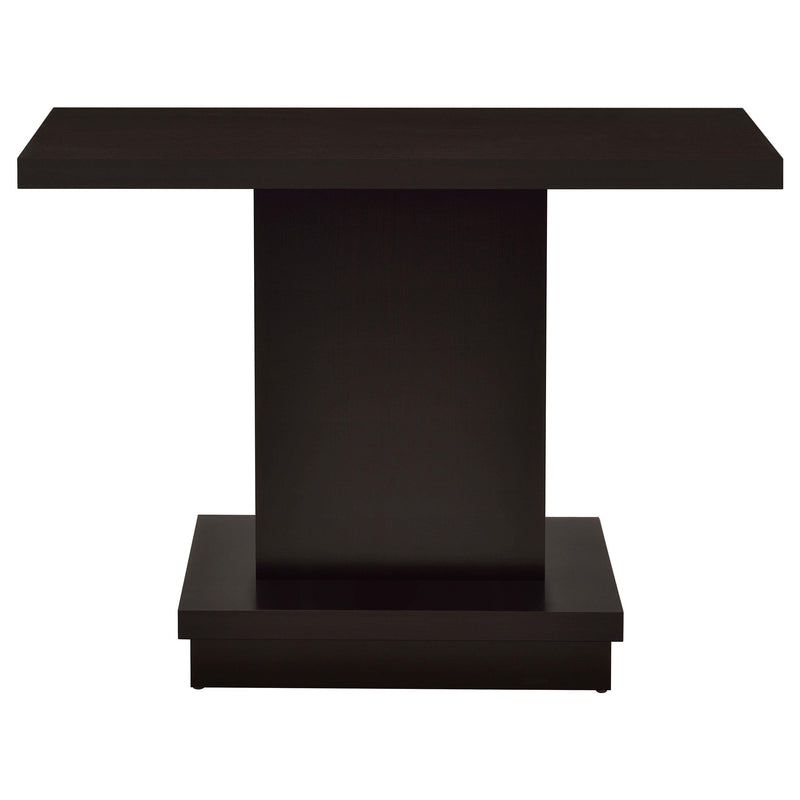 Reston Engineered Wood Pedestal Console Table