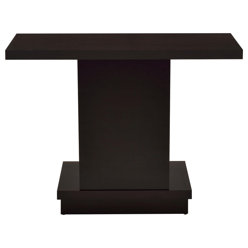 Reston Engineered Wood Pedestal Console Table