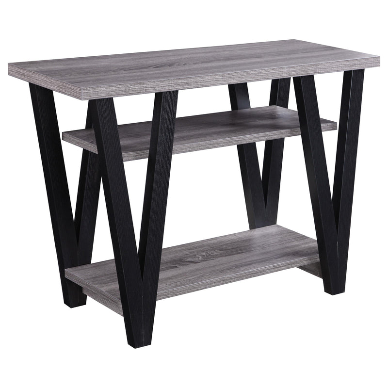 Stevens 2-shelf Engineered Wood Entryway Console Table