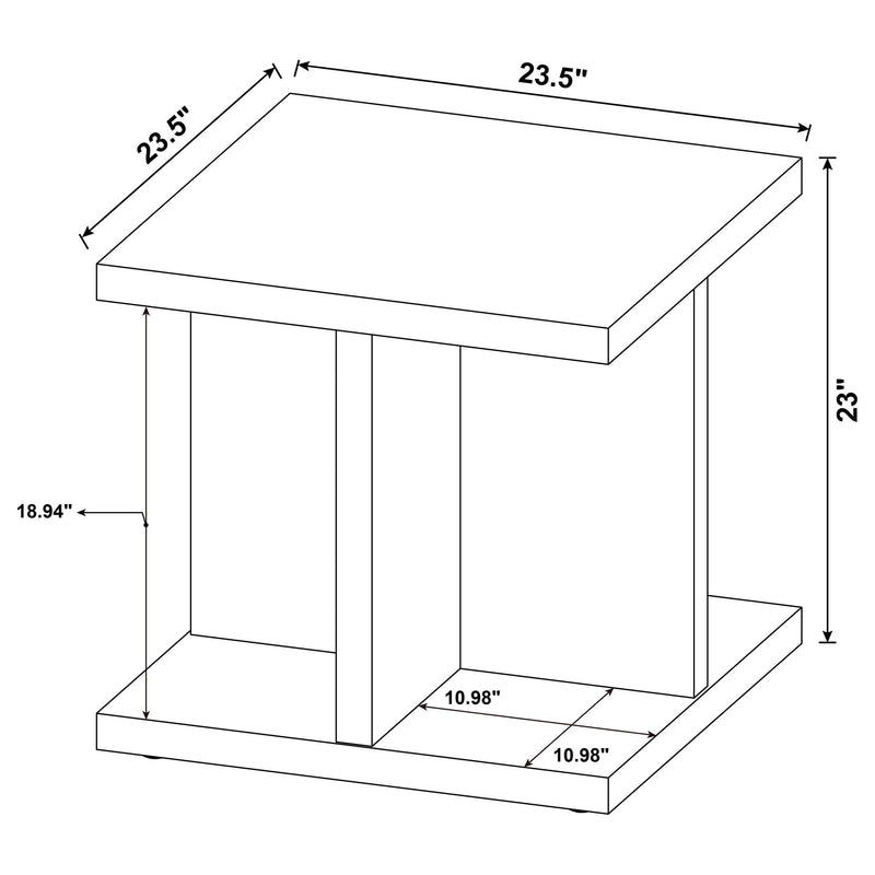 Cortona 2-piece Coffee and End Table Set