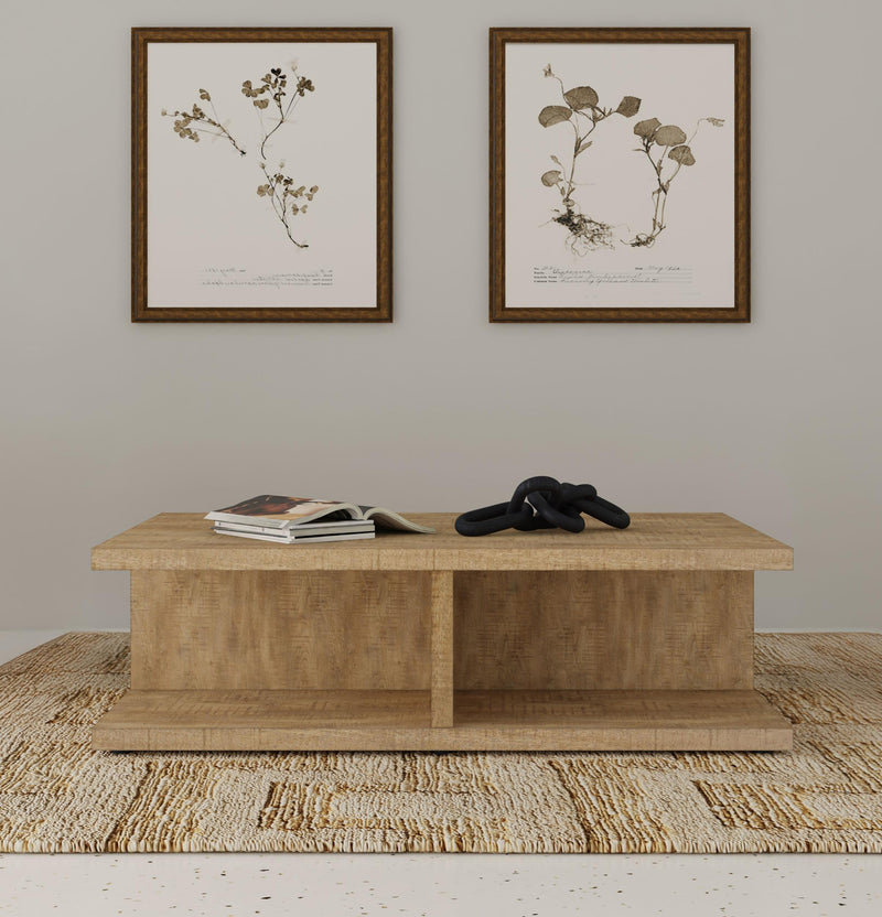 Cortona Square Engineered Wood Cocktail Coffee Table