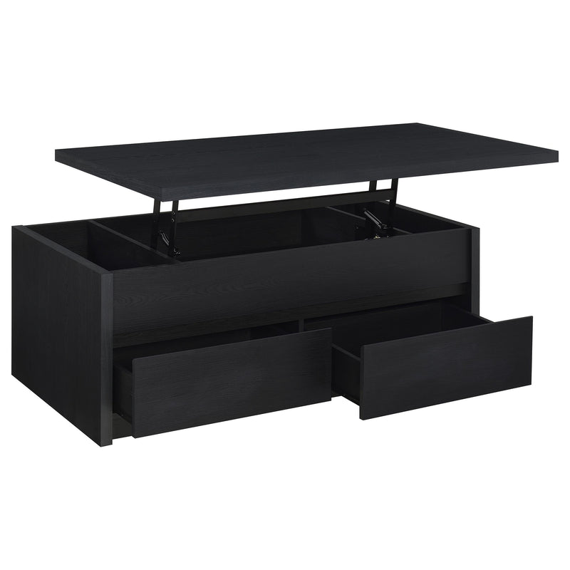 Knapp Lift Top Cocktail Coffee Table with Dual Drawers