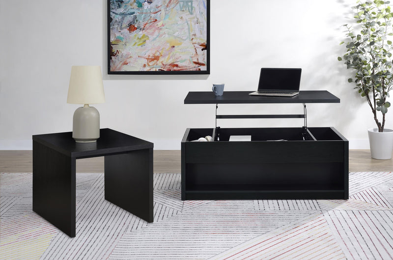 Knapp Lift Top Cocktail Coffee Table with Dual Drawers
