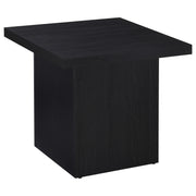 Max 3-piece Rectangular Coffee and End Table Set Black - detail 3