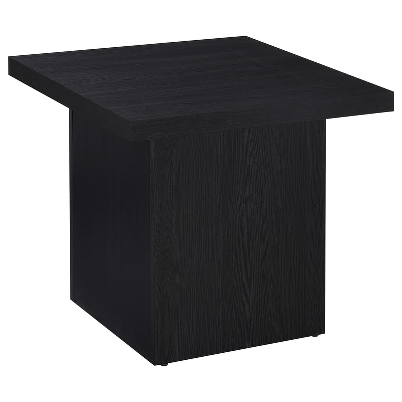 Max 3-piece Rectangular Coffee and End Table Set Black - detail 3