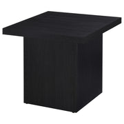 Max 3-piece Rectangular Coffee and End Table Set Black - detail 4
