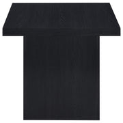 Max 3-piece Rectangular Coffee and End Table Set Black - detail 6