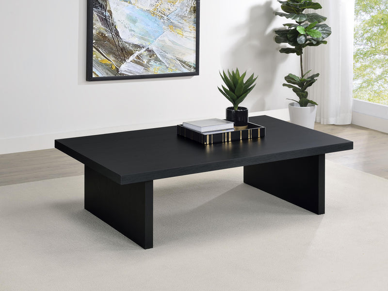 Max Rectangular Engineered Laminate Coffee Table