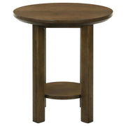 Ottowa 3-piece Round Wood Coffee Table Set Brown - detail 4