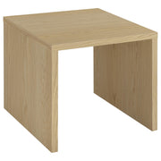 Canoga Engineered Wood Accent Side End Table Light Oak - alternate view