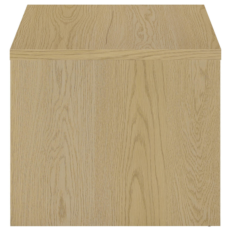 Canoga Engineered Wood Accent Side End Table Light Oak - detail 5