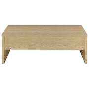 Canoga Engineered Wood Lift Top Coffee Table Light Oak - detail 5