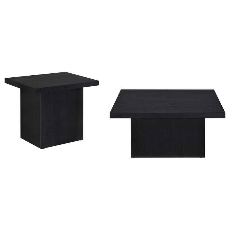 Devar 2-piece Square Cocktail Coffee End Table Set