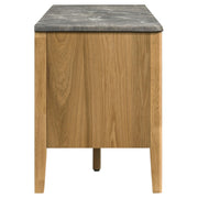 Bradley 63-inch 2-Door SmartTop TV Stand Grey and Natural - detail 6