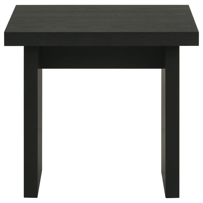 Decker 3-piece Coffee and End Table Set Black - detail 4