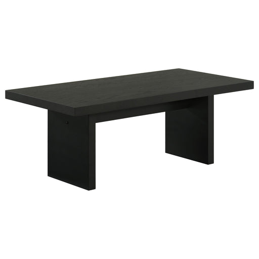 Decker 47-Inch Rectangular Cocktail Coffee Table Black - alternate view