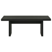 Decker 47-Inch Rectangular Cocktail Coffee Table Black - detail 3