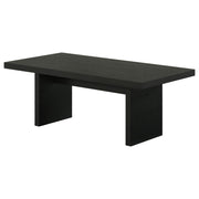 Decker 47-Inch Rectangular Cocktail Coffee Table Black - detail 4