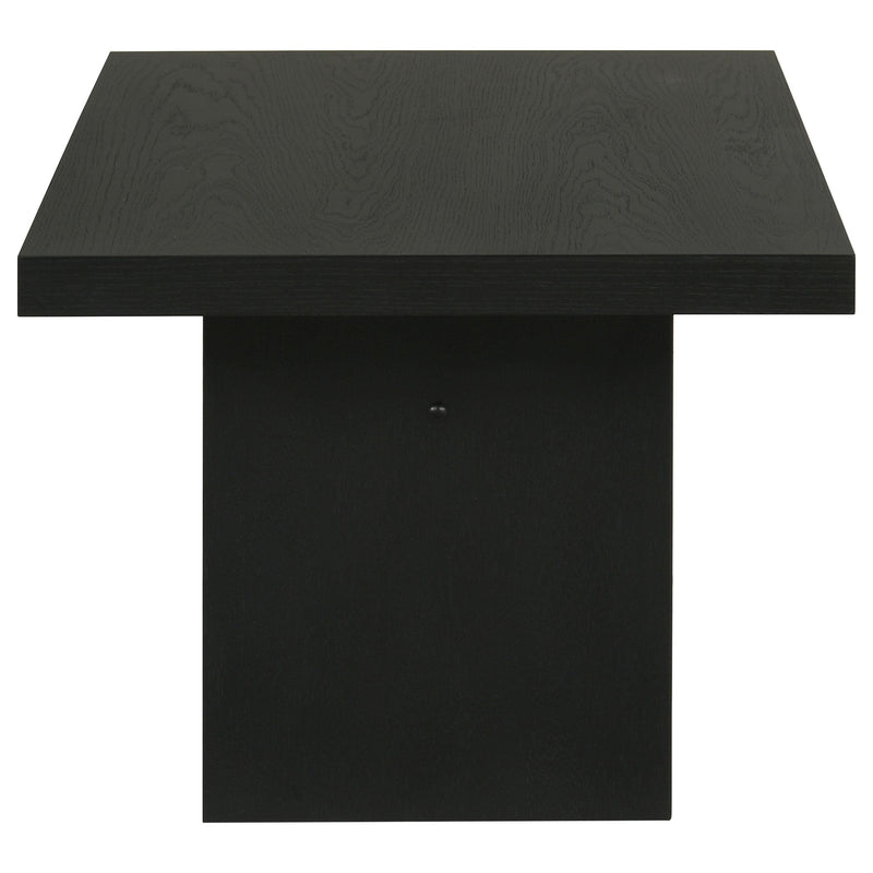 Decker 47-Inch Rectangular Cocktail Coffee Table Black - detail 5