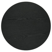 Hamlyn Round Fluted Occasional Side End Table Black - detail 3