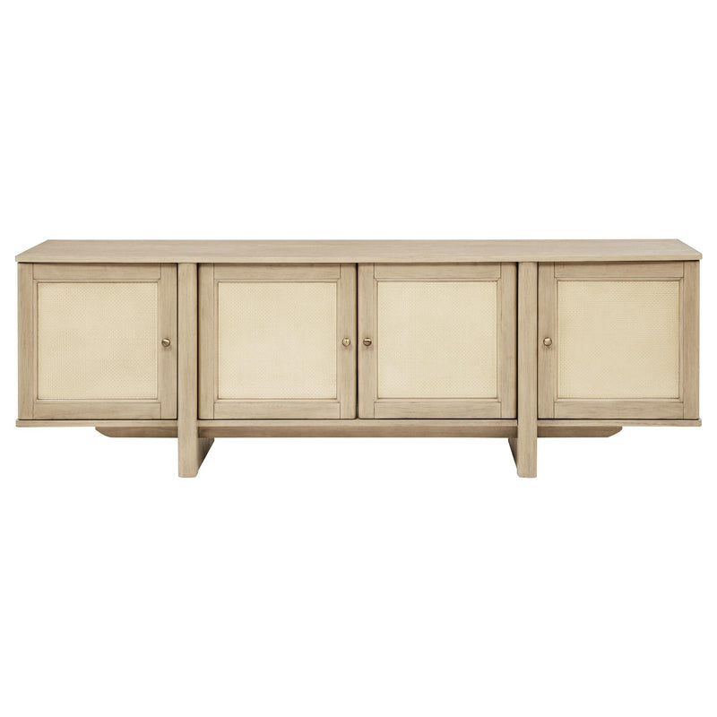 Kailani 79-inch 4-door Cane TV Stand Media Console