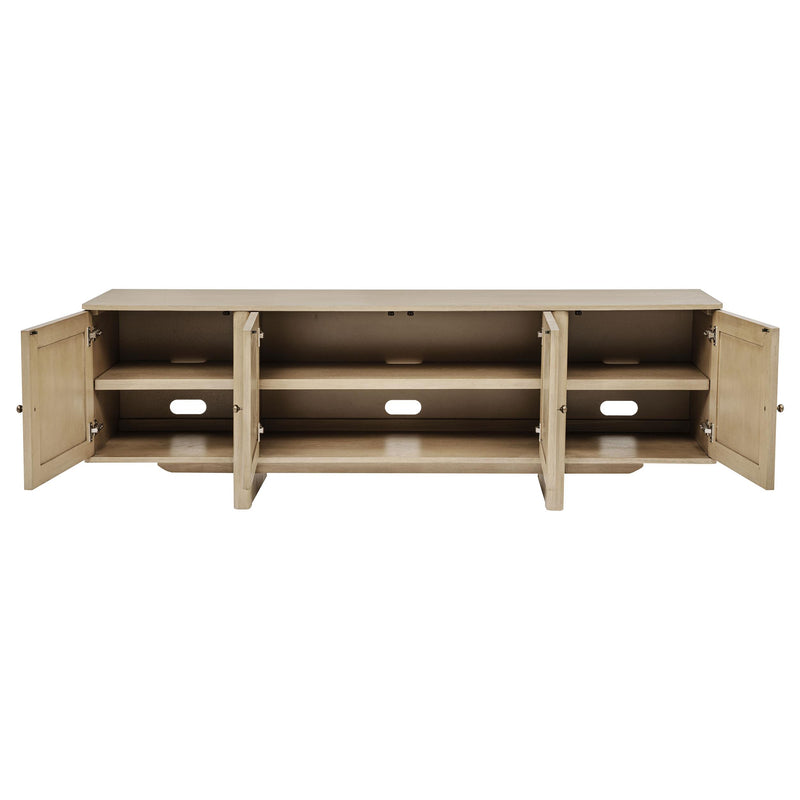 Kailani 79-inch 4-door Cane TV Stand Media Console