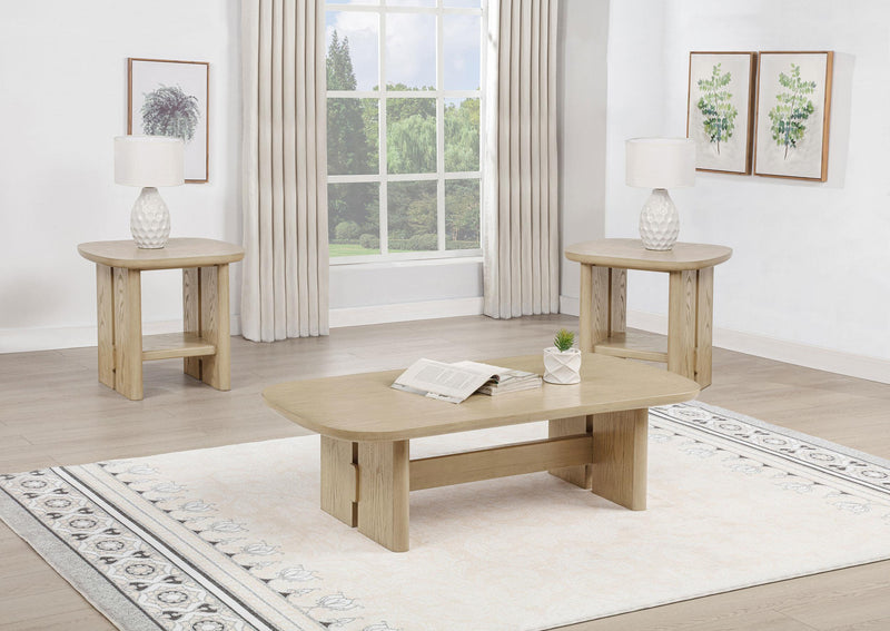 Kailani 3-piece Coastal Coffee and End Table Set