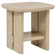 Kailani 3-piece Coastal Coffee and End Table Set Beige Oak - detail 3