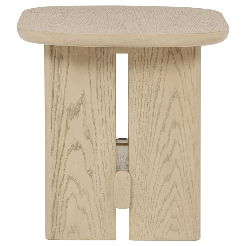Kailani 3-piece Coastal Coffee and End Table Set Beige Oak - detail 5