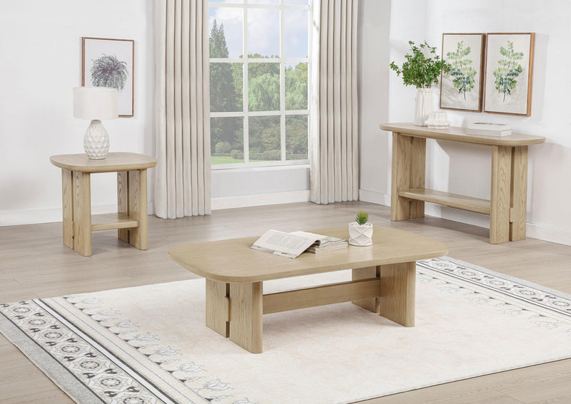 Kailani Coastal Rectangular Cocktail Coffee Table