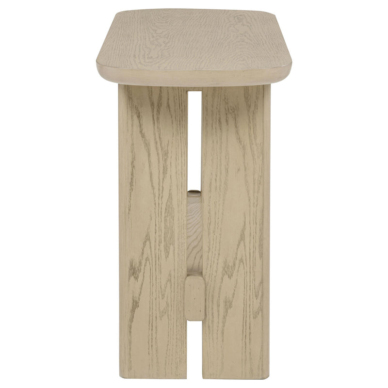 Kailani Coastal Sofa Console Table with Shelf