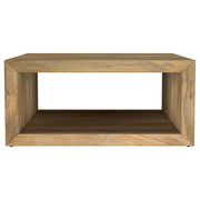 Benton Square Solid Mango Wood Coffee Table Natural - detail 3