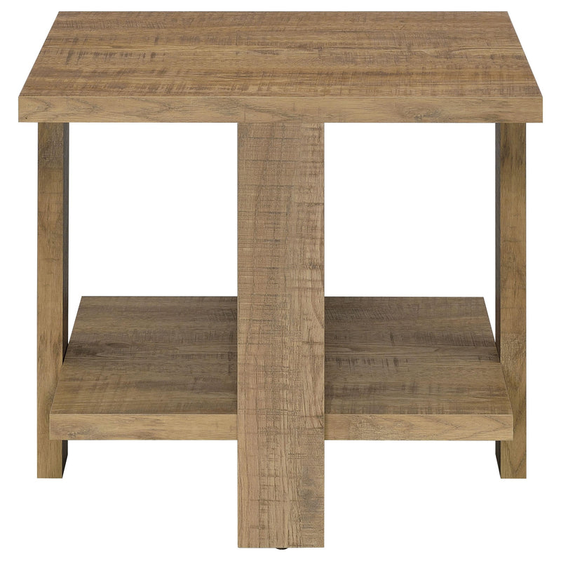 Dawn Square Engineered Wood End Table Mango