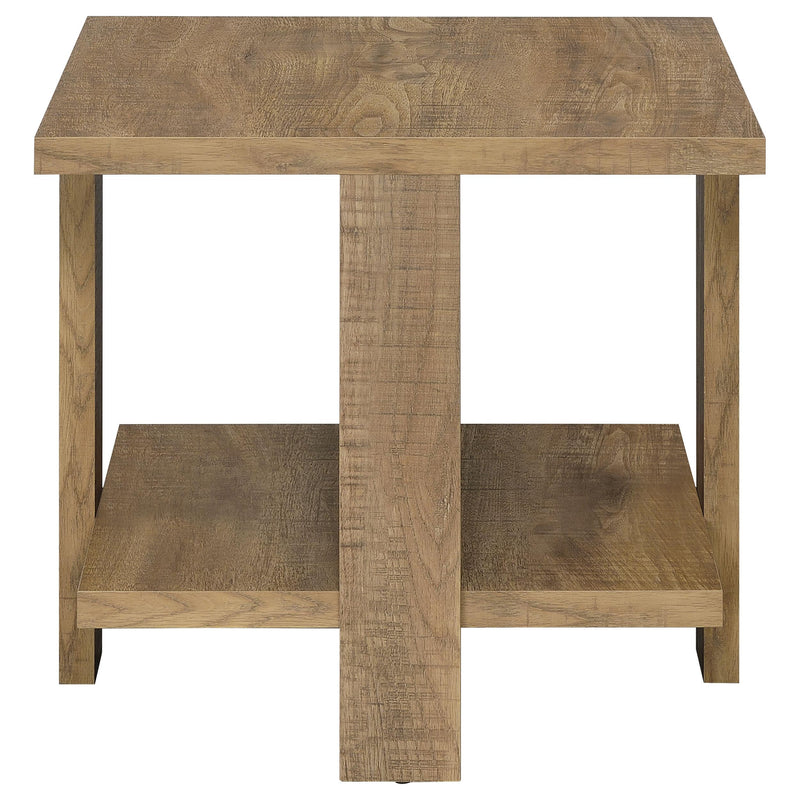 Dawn Square Engineered Wood End Table Mango