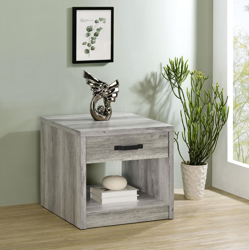 Felix 1-drawer Engineered Wood Side End Table