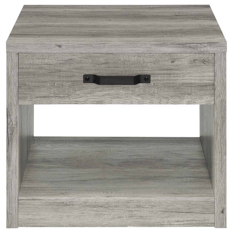 Felix 1-drawer Engineered Wood Side End Table
