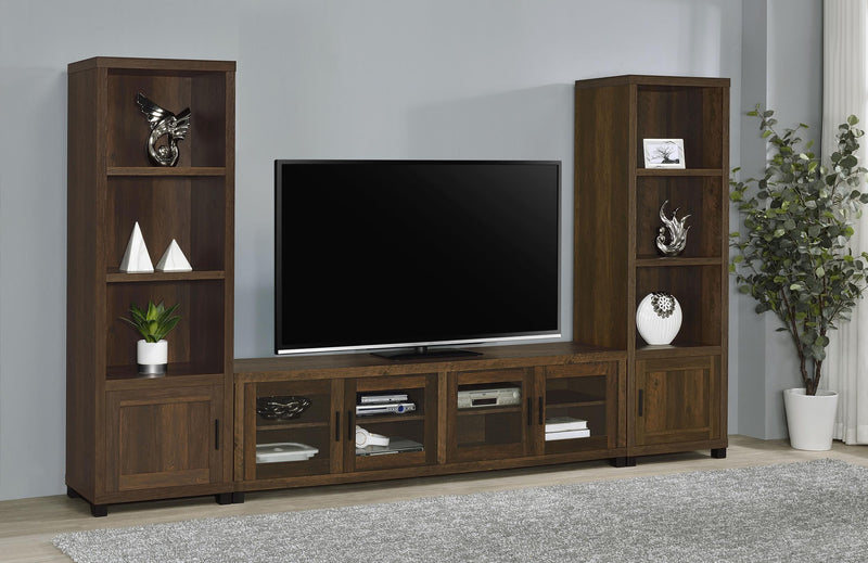 Sachin 3-shelf Engineered Wood Media Tower